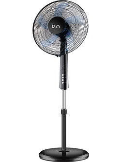 Izzy IZ-9002 223430 Ανεμιστήρας Δαπέδου Ορθοστάτης 40cm 70W με Tηλεχειριστήριο