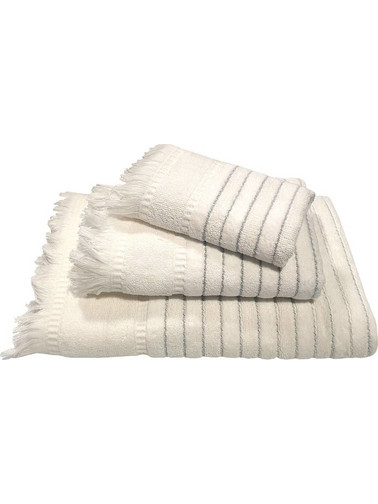 Πετσέτα Σώματος Paros White Jacquard Cotton Le Blanc (70x140) 1Τεμ