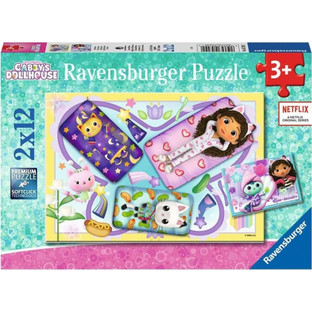 Παιδικό Puzzle Ravensburger Gabby's Dollhouse 2x12 Κομμάτια