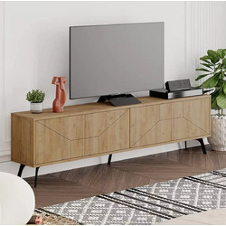 Megapap Έπιπλο Τηλεόρασης Ξύλινο Οξιά Μ180xΠ29.6xΥ50cm Dune GP037-0009,2