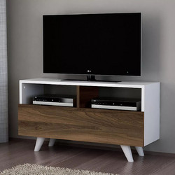 Megapap Έπιπλο Τηλεόρασης Ξύλινο Καρυδί Μ90xΠ29.5xΥ50cm Novela GP042-0040,1