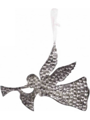 XMAS ARIEL ΚΡΕΜΑΣΤΟΣ ΑΓΓΕΛΟΣ ΑΛΟΥΜΙΝΙΟ ΝΙΚΕΛ 12x0 1xH15cm c424963