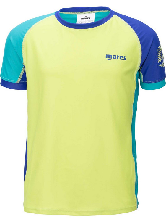 MARES Παιδική Κοντομάνικη Μπλούζα RASHGUARD SHIELD GREEN παιδιά