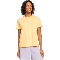 ROXY Κοντομάνικη Μπλούζα NOON OCEAN YELLOW γυναίκες
