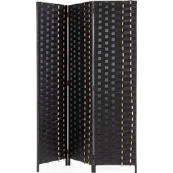 Bizzotto Jalila Παραβάν Ξύλινο Μαύρο 135x6x180