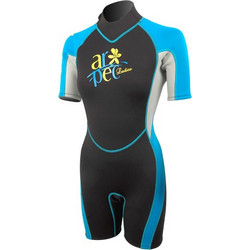 Aropec Black/Light Blue Γυναικείο Μονοσόρτς Κατάδυσης Neoprene για Αυτόνομη Κατάδυση 2.5mm