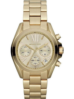Michael Kors Γυναικείο Ρολόι Χρονογράφος με Χρυσό Μεταλλικό Μπρασελέ MK5798