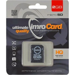 Imro microSDHC 2GB Class 4 + Adapter