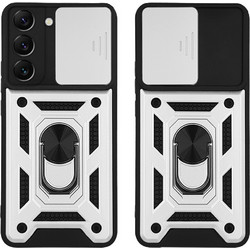 Θήκη Ring Armor CamPro Sonique για Samsung Galaxy S22 Ασημί - Sonique - Ασημί - Galaxy S22 - Θήκες Πλάτης