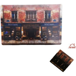 Σετ Σουπλά Πολύχρωμα σχέδιο Bertrand 46x30.5cm 4 τεμαχίων ForHome 273040 - For Home