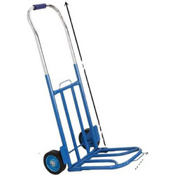 Μεταλλικό Καρότσι Μεταφοράς 2 Τροχών 100kg 48x29x100cm