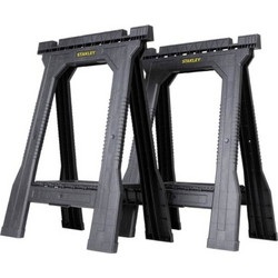 Stanley STST1-70355 Καβαλέτα Εργασίας Αναδιπλούμενα Set 2 Τεμ Black