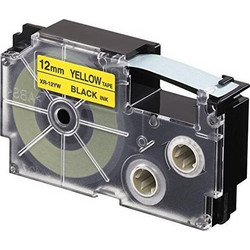 Casio XR-12 YW 12 mm black on yellow (XR-12YW1)