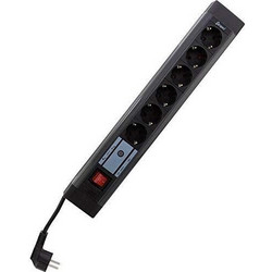 REV Surge protector 6-fold 3,0 m Supra-Guard black (0015653513)