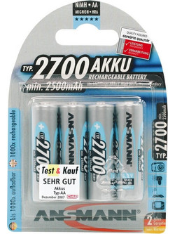 Ansmann AA 2700mAh 4τμχ