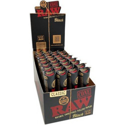 RAW Cone Black Κώνος - 1 1/4 - 32τεμ