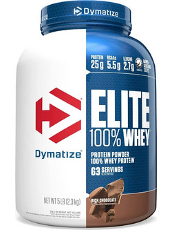 Dymatize Elite 100% Whey Chocolate Peanut Πρωτεΐνη Ορού Γάλακτος Γράμμωσης Χωρίς Γλουτένη 2.1kg