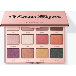 Mesauda Glam' Eyes 12 Multi Finish Compact Παλέτα Σκιών 12x1.2gr