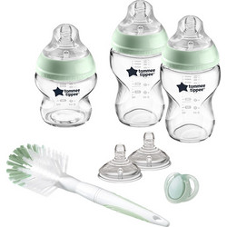 Tommee Tippee Advanced Starter Kit Σετ Πλαστικά Μπιμπερό με Θηλή Σιλικόνης κατά των Κολικών 0m+ Turquoise 8τμχ