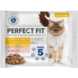 Perfect Fit Adult Sterilised Sensitive with Chicken & Salmon 4x85gr