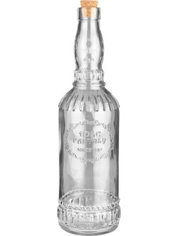Γυάλινο Μπουκάλι Estia Με Καπάκι Φελλού 720ml 01-21849