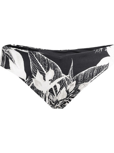 4F Αθλητικό Bikini Slip Floral Μαύρο 4FSS23UBKBF024-90A