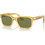 Persol PO3272/S 204/4E Ανδρικά Γυαλιά Ηλίου Τετράγωνα Κοκάλινα Κίτρινα με Πράσινο Polarized Φακό