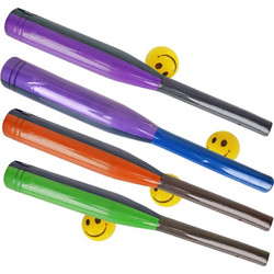 Foam baseball bat with ball