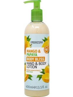 Creightons Mango & Papaya Body Bliss Hand & Body Ενυδατική Lotion Σώματος 400ml