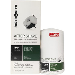 Macrovita After Shave Gel 100ml + Deodorant Roll On 50ml