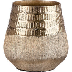 ArteLibre Κασπώ Μεταλλικό Χρυσό 16.5cm
