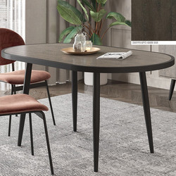 Νο 18 Τραπεζαρία O160x90x78 Με Επιλογές Χρωμάτων - Σκούρο Δρύς-Dark Oak