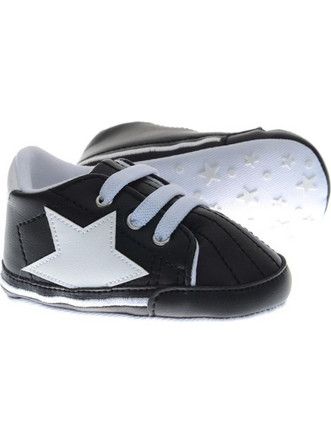 EMC Βρεφικά Sneakers Αγκαλιάς Μαύρα SC0080-9500
