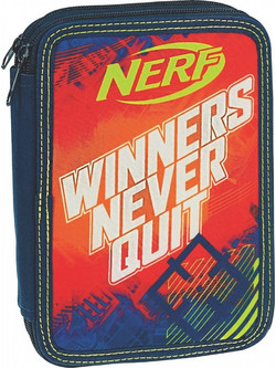 Gim Nerf Winners Κασετίνα Γεμάτη με 2 Θήκες Μπλε Πορτοκαλί 336-32100