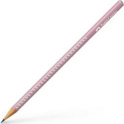 Faber-Castell Mολύβι Grip Sparkle II HB Ανοιχτό Ροζ 118234