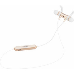 Wesdar R22 Ακουστικά Bluetooth In Ear White Gold