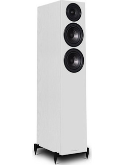 Wharfedale Diamond 12.4 Ζεύγος Ηχείων Hi-Fi Δαπέδου 2.5 Δρόμων White Oak