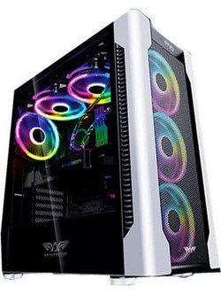 Armaggeddon AirStream S140 Gaming Full Tower Κουτί Υπολογιστή RGB με Πλαϊνό Παράθυρο