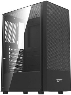 Darkflash A290 Black Midi Tower Κουτί Υπολογιστή με Πλαϊνό Παράθυρο