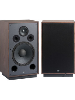 Eltax Vintage PWR 1959 Ζεύγος Ηχείων Hi-Fi Βιβλιοθήκης 250W 3 Δρόμων Walnut