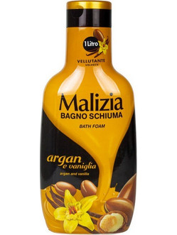 Malizia Bath Foam Argan Oil & Vaniglia Bubble Bath 1lt