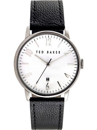 Ted Baker Ανδρικό Ρολόι με Μαύρο Δερμάτινο Λουράκι TE10030650