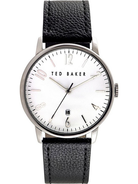 Ted Baker Ανδρικό Ρολόι με Μαύρο Δερμάτινο Λουράκι TE10030650