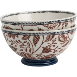 Σετ 2 μπολ δημητριακών 15,5χ8 εκ. stoneware Laure Aslhey Hedingham 184178