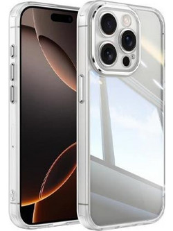 Back Cover Θήκη Ενισχυμένης Σιλικόνης για Apple iPhone 16 Pro Διάφανο