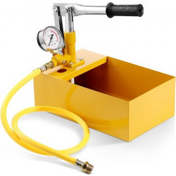 VEVOR Αντλία Υδροστατικής Δοκιμής, Μέγ. 25 bar/362 PSI, Χειροκίνητο Υδραυλικό Κιτ Δοκιμής Πίεσης Νερού με Βαλβίδα και Δείκτη, Δοχείο 1.4 Γαλ, Σωλήνας 3 ft με Σύνδεσμο 1/2" για Αγωγούς SYCSBDF14JL07JBU