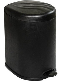 Χαρτοδοχεία Μπάνιου 6 Λίτρων Technoset 800-053 Μαύρο Soft-Close