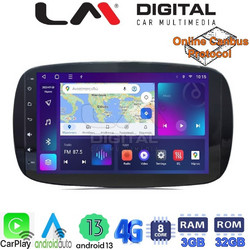 LM Digital ZE8029 Ηχοσύστημα Αυτοκινήτου με Οθόνη Αφής & GPS