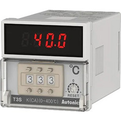ΕΛΕΓΚΤΗΣ ΘΕΡΜΟΚΡΑΣΙΑΣ ΨΗΦΙΑΚΟΣ 48X48 100-240VAC ΑΙΣΘΗΤΗΡΙΟ PT100 ΕΞΟΔΟΣ 1C/O T3S-B4RP2C-N AUTONICS