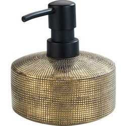 WENKO 244011121 - Dispenser Υγροσάπουνου Rivara Κεραμικό Χρυσό, WENKO